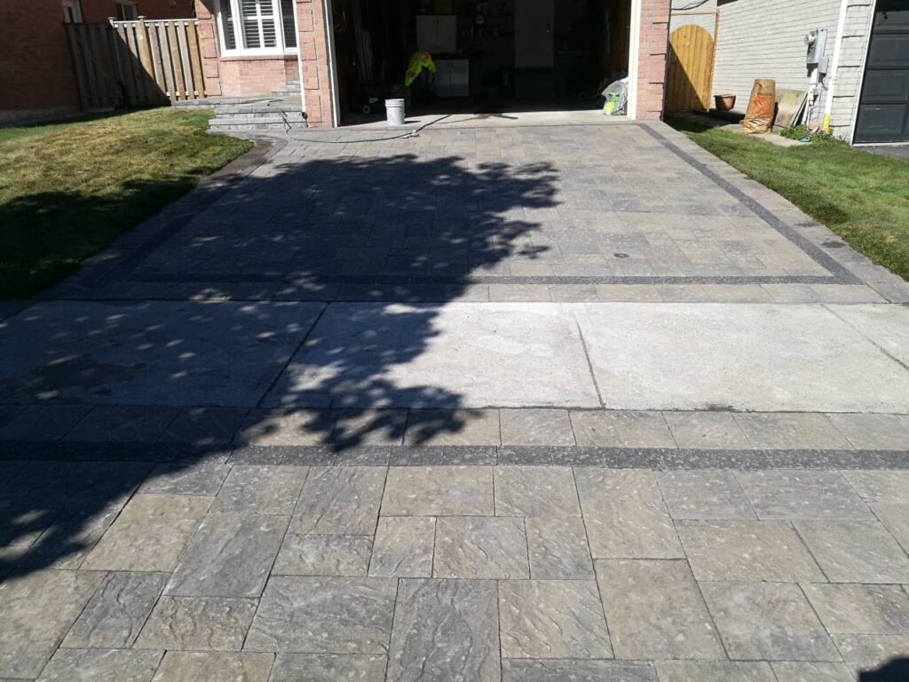 interlocking pavers installation2