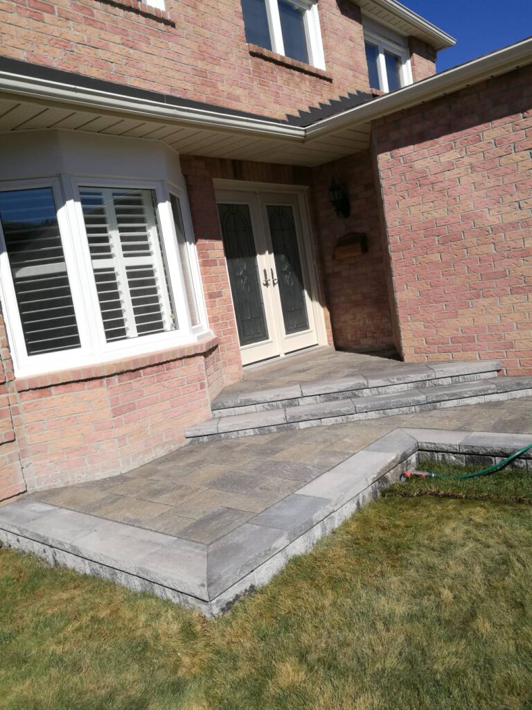 front porch pavers interlocking pickering 2