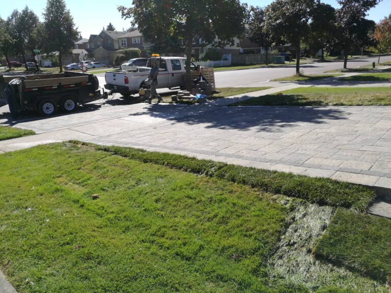 interlocking pavers installation1