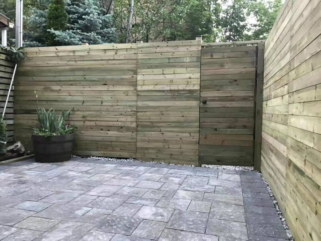 deck and fence installation1